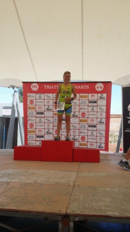La atleta de Gandia Ana Fuster se proclama campeona autonómica de Triatlón Olímpico