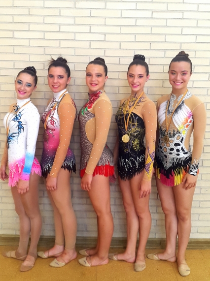 El equipo de Gimnasia Rítmica RitmOliva participa en la fase provincial del Trofeo Federación