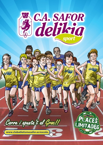 La escuela de atletismo del C.A. Safor Delikia Sport de Gandia abre las inscripciones para el próximo curso 2015-2016