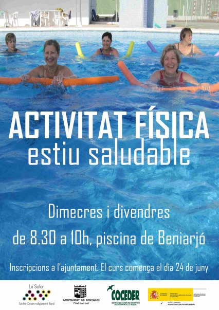 Comienza el programa de mantenimiento físico en las piscinas de Beniarjó y Potries