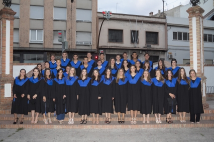Fiesta de graduación de los alumnos de secundaria del colegio El Rebollet de Oliva