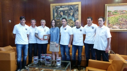 La Alcaldesa de Gandia recibe al Consorcio Provincial de Bomberos de Valencia