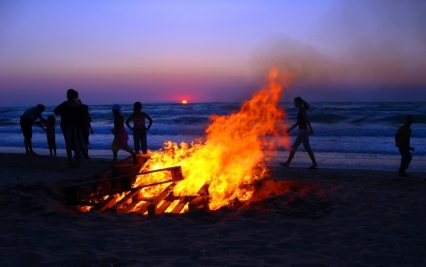 Asistencia masiva en la noche de San Juan de Oliva