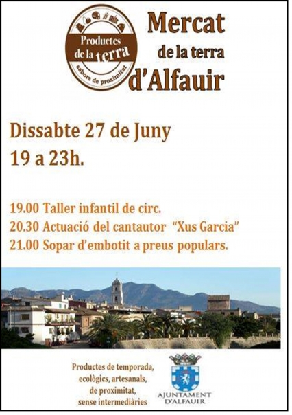Se celebra la tercera edición del Mercat de la Terra en Alfauir