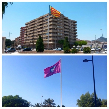Gandia reabre la guerra de las banderas