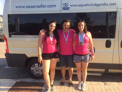 El Club Máster Acuático de Gandia logra dos medallas de oro