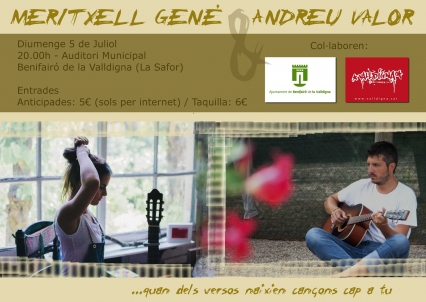 Benifairó de la Valldigna acoge un concierto íntimo de poesía