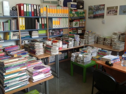 Potries pone en marcha el banco de libros de texto