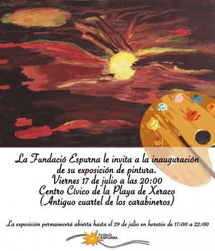 La Playa de Xeraco acoge una exposición de pintura de la Fundación Espurna