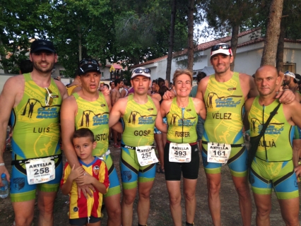 Club Triatló Gandia consigue la novena posición en la vigésimo cuarta edición de Triatló de Antella