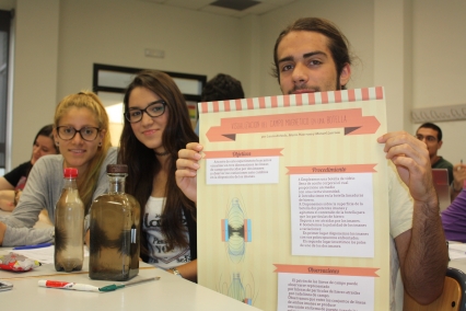 Estudiantes de Telecomunicación del Campus de Gandia de la UPV han aprendido física realizando experimentos y vídeos