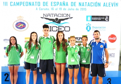 Los alevines de Natació i Esports Gandia triunfan en el Campeonato de España