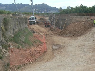 Oliva seguirá con las obras de la Rambla de la Gallinera paralizadas
