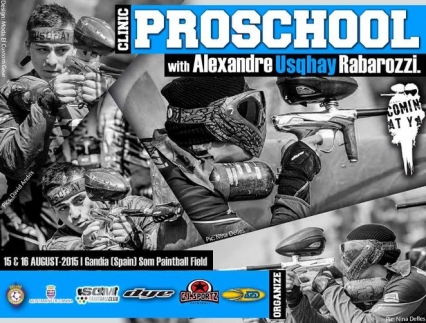 Gandia inaugura el nuevo campo de Som Paintball Club con el jugador profesional Alexandre Usghay Rabarozzi