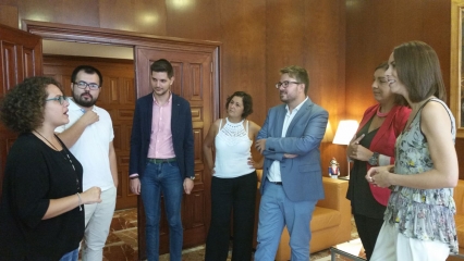 El Gobierno Municipal de Gandia recibe al Secretario Autonómico de Igualdad, Alberto Ibáñez