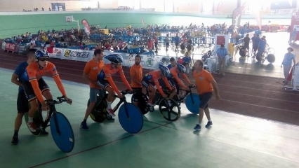 El ciclista de Gandia, Alvaro Orengo consigue el bronce en los Nacionales en Pista