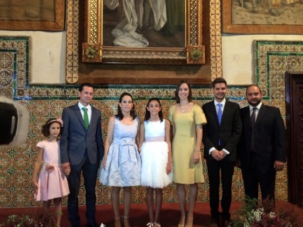 Lluna García acepta ser la Fallera Mayor Infantil de Gandia de 2016