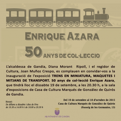 Gandia acoge la exposición de Enrique Azara
