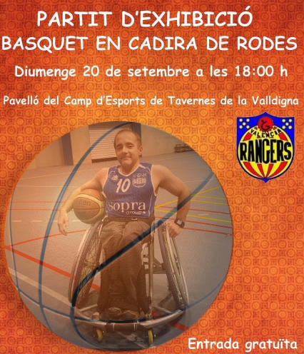 Tavernes de la Valldigna acoge la exhibición de baloncesto con silla de ruedas 