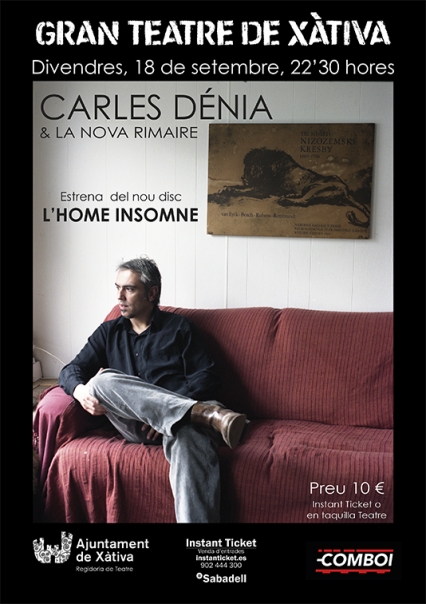 El músico de Gandia, Carlos Dénia estrena su obra ‘El hombre insomne’