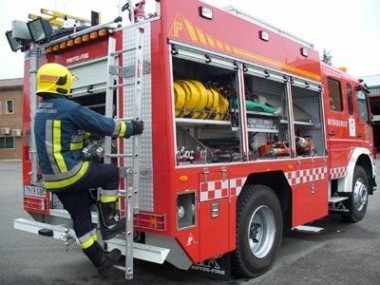 Gandia recibe la visita del presidente del Consorcio Provincial de Bomberos de Valencia, Josep Bort