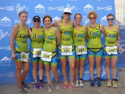 Gandia participa en el Campeonato de España de triatlón por equipos
