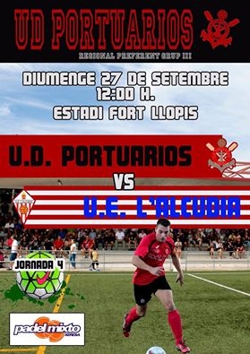 En Gandia, la Unión Deportiva Portuarios se enfrenta este domingo a l’Alcúdia