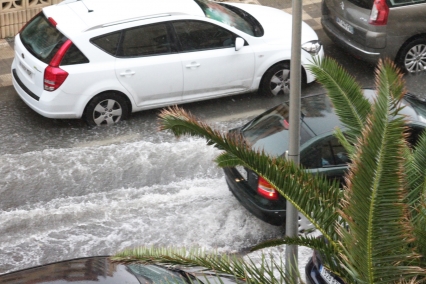 Gandia y la Safor en nivel máximo de alerta por lluvias