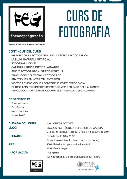 El Campus de Gandia acoge la presentación de las actividades FEG