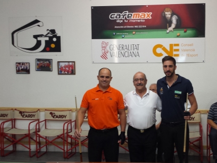 Gandia alberga el tradicional open de billar a tres bandas