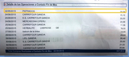 Un parking de Gandia cobra cantidades desorbitadas por un error informático