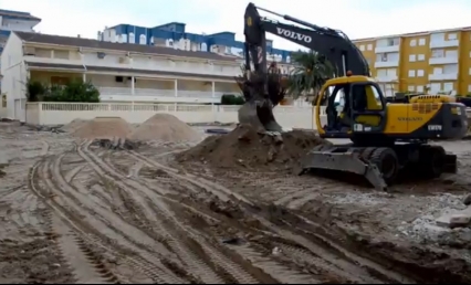 Miramar inicia la reurbanización de la plaza de les Arenes