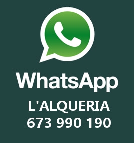 L'Alqueria de la Comtessa se suma a las difusiones por Whatsapp