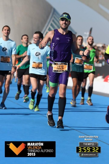 33 de atletas del CC de Correr el Garbí Gandia participan en la 35 Maratón de Valencia Trinidad Alfonso