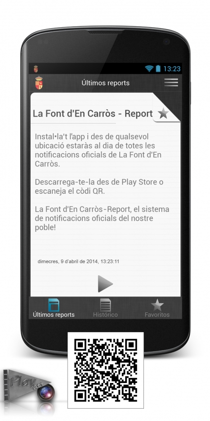 Unos 800 vecinos de La Font d’en Carròs reciben información a través de la aplicación móvil