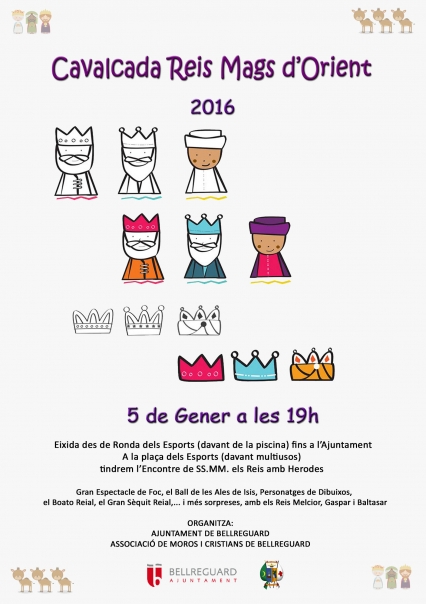 Cabalgata de Reyes de Magos en Bellreguard