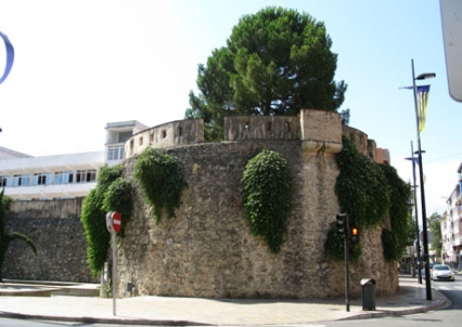 El Pregó Faller de Gandia será en el Torreón del Pino, vestigio emblemático del recinto amurallado