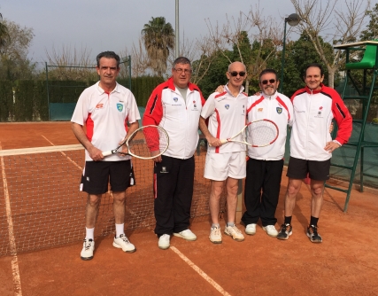 Los veteranos del Club de Tenis Gandia se proclaman finalistas del Campeonato de la Comunitat Valenciana