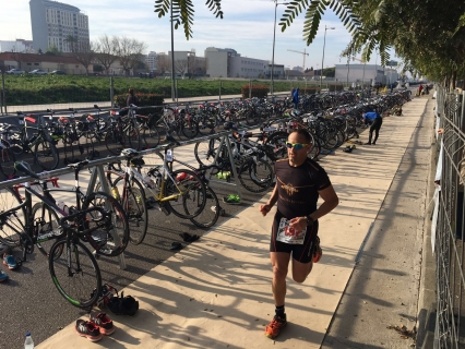 Salva Bonet, del GR Real de Gandia se estrena en el duatlhón de Alzira