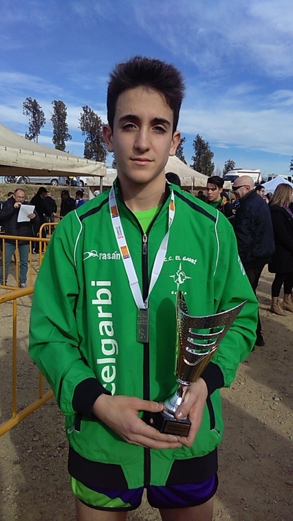 Los cadetes masculinos de Cross del CC El Garbí de Gandia se proclaman cuartos en el Campeonato Autonómico