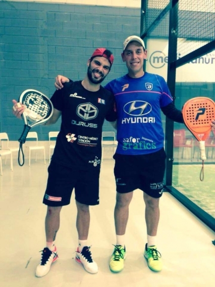 El director de la Escuela de Pádel del Club de Tenis Gandia cae en las semifinales del Pádel Mixto de Xeresa