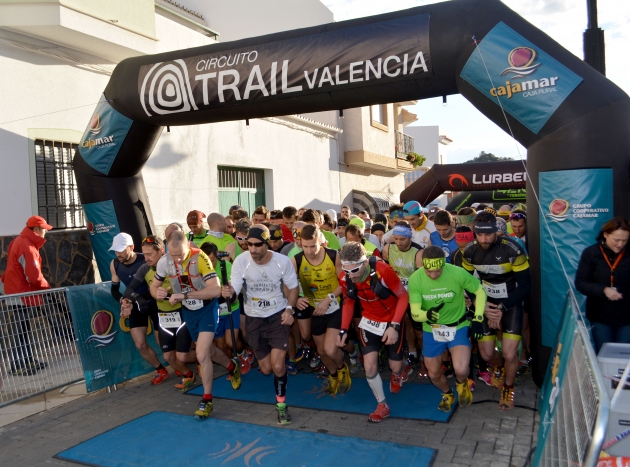El Trail Xeresa Mondúber acoge a más de 600 personas