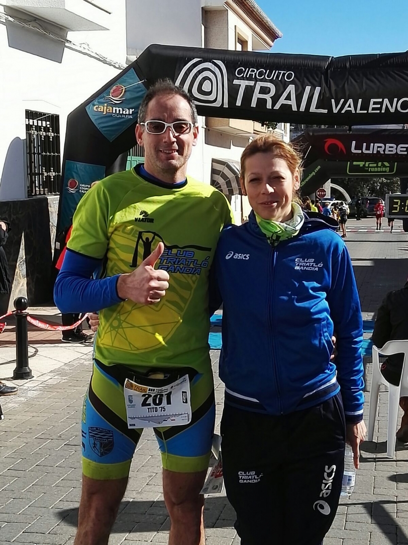 El Club Triatló Gandia se clasifica en la Sprint Trail y el Trail de Xeresa