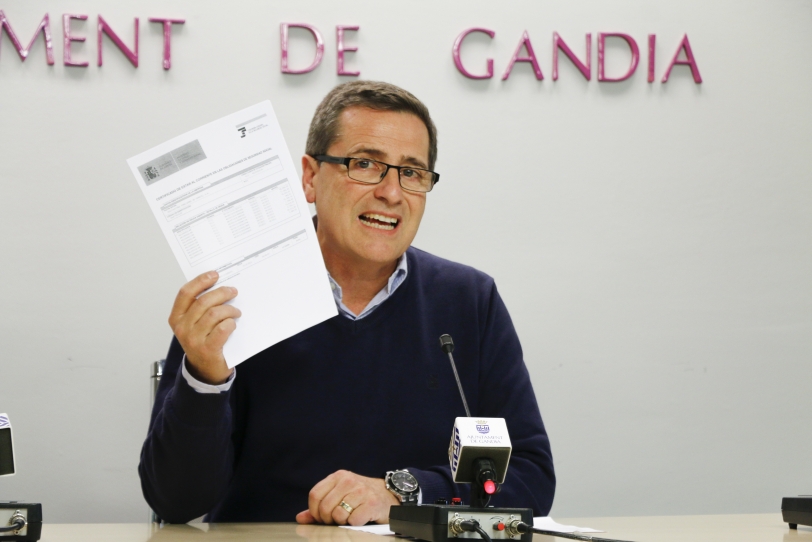 El Gobierno de Gandia desmiente el aplazamiento del pago a la S. S.