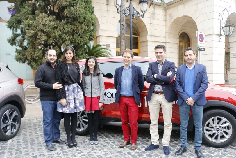 El Hyundai Tucson de Moll vehículo oficial de las Falleras Mayores de Gandia