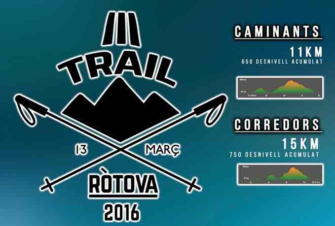 La tercera edición del Trail de Rótova consta de dos modalidades