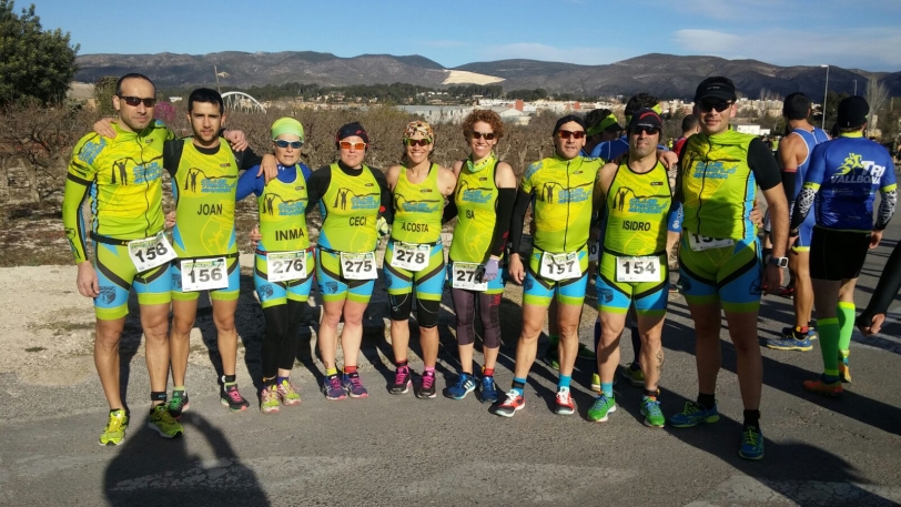 El Club Triatlón Gandia gana posiciones en el Duatlón de Onteniente