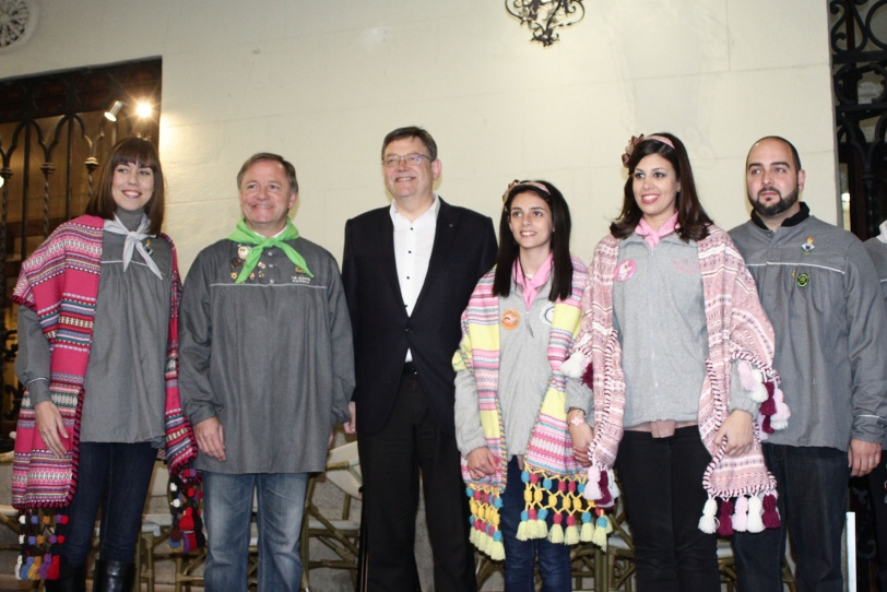 El president de la Generalitat defiende en Gandia las Fallas como Patrimonio