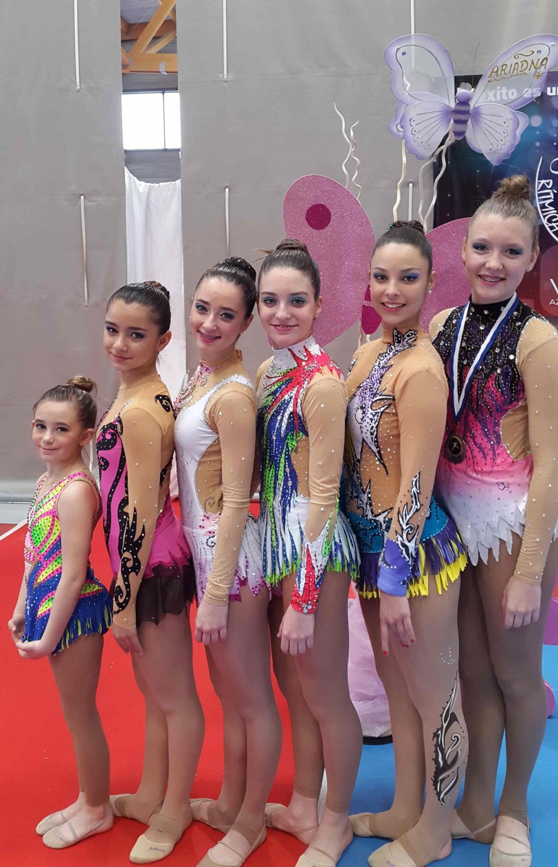 Medalla de plata para la cadete Mª Alejandra Ciobotaru de Ritmoliva