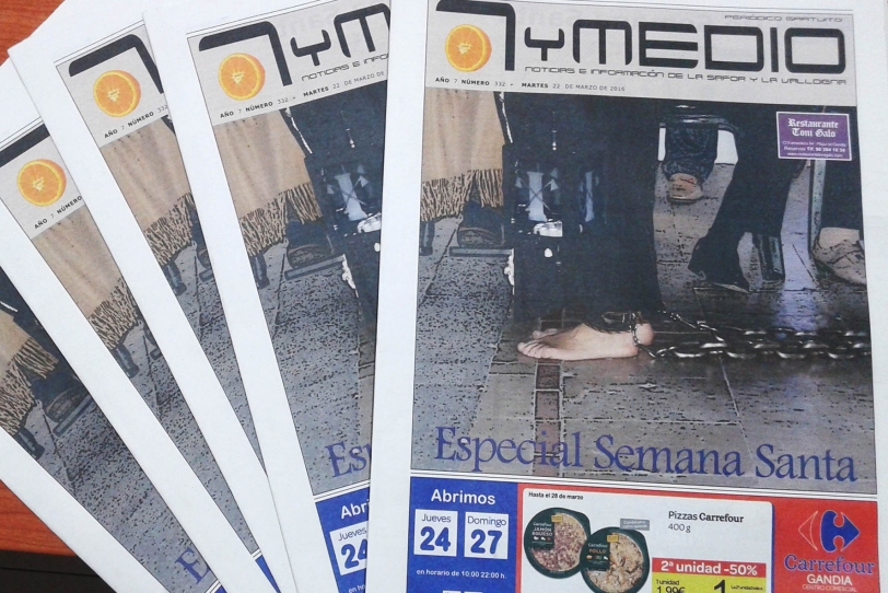 El periódico gratuito 7yMedio con el Especial Semana Santa ya en la calle